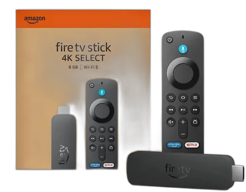 AMAZON FIRE TV STICK 4K SELECT  (NEWEST MODEL) STREAMING DEVICE , 8GB - BLACK