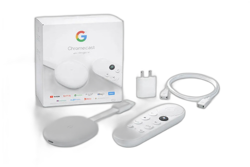 [PR40025GOO0002] GOOGLE CHROMECAST GOOGLE TV DE VOZ 4K 8GB CON 2GB DE MEMORIA RAM SNOW