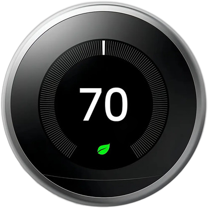[PR50025GOO0003] NEST LEARNING THERMOSTAT 3RD GENERATION STAINLESS STEEL MODELO T3007ES/T3007EF