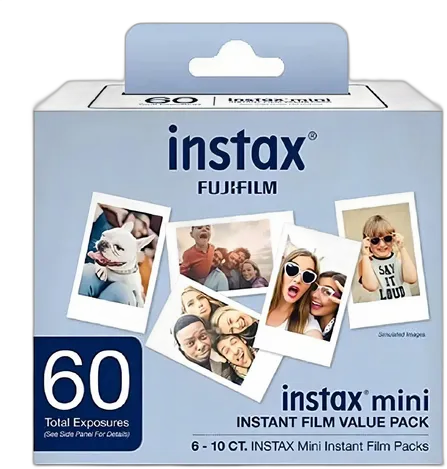 [PR05005FUJ0002] FUJIFILM INSTAX MINI INSTANT FILM VALUE PACK - WHITE