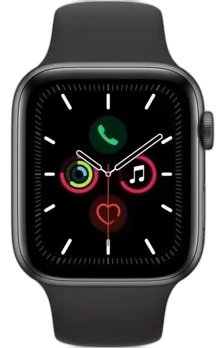 [PR10040APP0025] APPLE WATCH SERIES 5 44MM SPACE GRAY ALUMINIUM BLACK SPORT BAND GPS MODELO MWVF2LLA