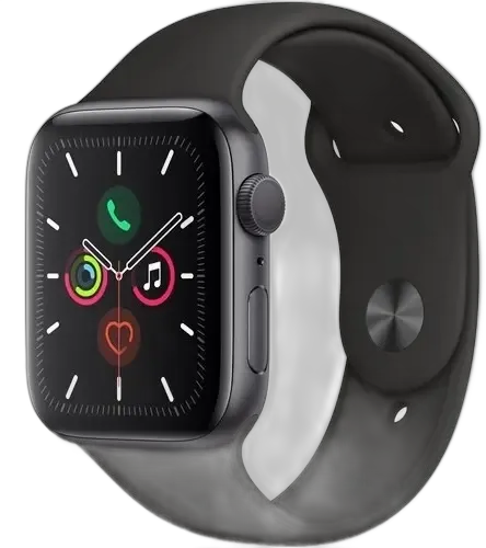 [PR10040APP0026] APPLE WATCH SERIES 5 44MM SPACE GRAY ALUMINIUM BLACK SPORT BAND CEL MODELO MWW12LLA