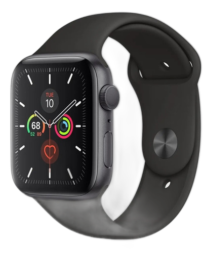 [PR10040APP0027] APPLE WATCH SERIES 5 40MM SPACE GRAY ALUMINIUM BLACK SPORT BAND CEL MODELO MWWQ2LLA