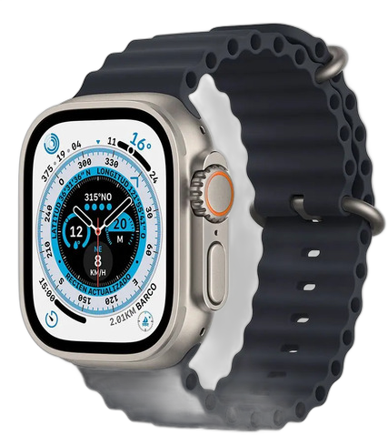 [PR10040APP0038] APPLE WATCH ULTRA 49MM TITANIUM MIDNIGHT OCEAN BAND MQET3LL/A