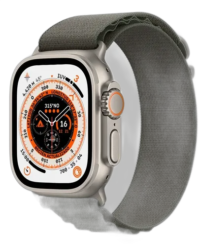 [PR10040APP0040] APPLE WATCH ULTRA 49MM TITANIUM GREEN ALPINE LOOP L MQEX3LL/A
