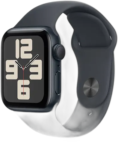 APPLE WATCH SE 2 GEN 40MM MIDNIGHT CASE WITH MIDNIGHT SPORT BAND S/M MXE73LL/A