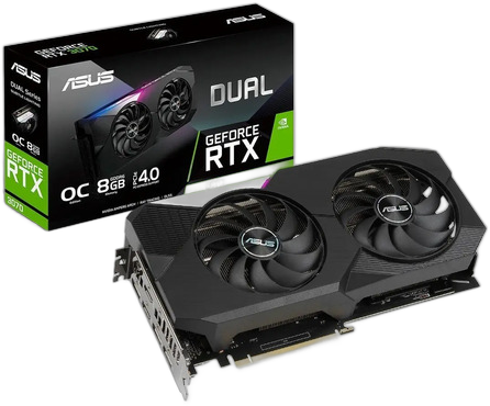ASUS DUAL GEFORCE RTX 3070 DIRECTX 12 8GB 256-BIT GDDR6 PCI EXPRESS 4.0 HDCP READY VIDEO CARD