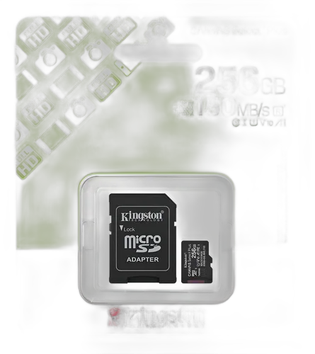 [PR20025KIN0006] KINGSTON 256GB MICROSDXC CANVAS SELECT PLUS GEN3 150MB/S A1 CARD + ADAPTER MODELO SDCS3/256GB