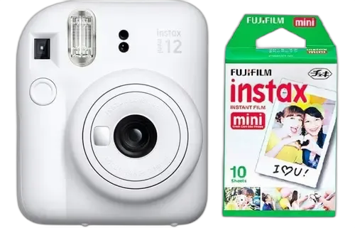 [PR05020FUJ0008] FUJIFILM INSTAX MINI 12 BUNDLE WHITE MODELO 91467635