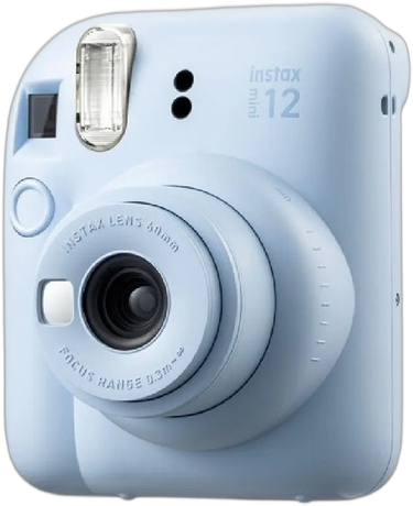 [PR05020FUJ0023] FUJIFILM INSTAX MINI 12 INSTANT FILM CAMERA PASTEL BLUE + ROLLO 20 FOTOS