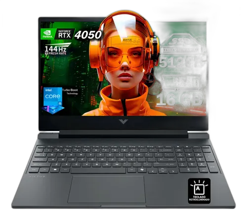 HP VICTUS 15.6" I5-13420H 16GB RAM 512GB SSD SILVER