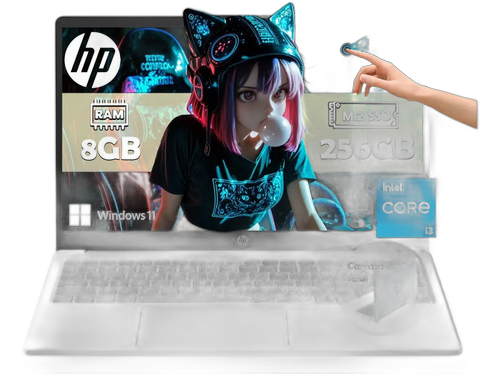 HP 15.6" I3-N305 8GB RAM 256GB SSD BLUE