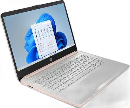 HP 14" HD LAPTOP - INTEL N150 PROCESSOR - 4GB RAM - 128GB UFS - WIN11 - ROSE GOLD