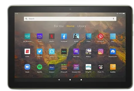 AMAZON FIRE HD10 10.1" HD DISPLAY 3GB RAM 32GB SSD WITH ALEXA - OLIVE