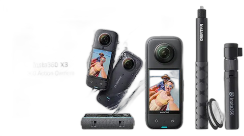 [PR05025INS0002] INSTA360 X3 - 5.7K 360 ACTION CAMERA ADVENTURE BUNDLE