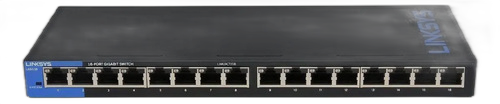 LINKSYS LGS116 16 PORT GIGABIT SWITCH METALLIC