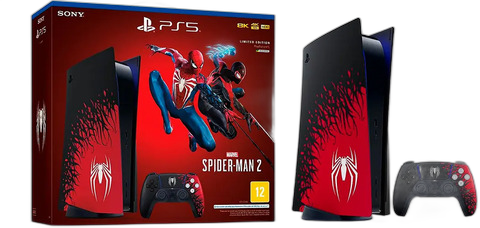 SONY PLAYSTATION 5 DIGITAL EDITION SPIDER MAN 1TB- BLANCO Y NEGRO -CFI-2015