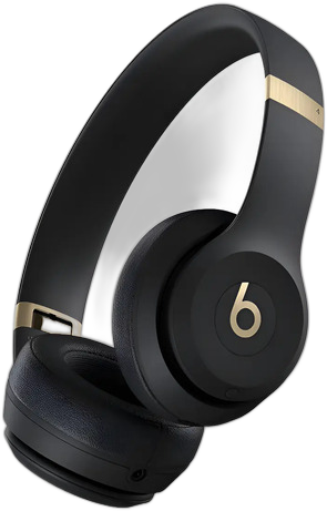 APPLE BEATS SOLO 4 BLUETOOTH WIRELESS ON-EAR HEADPHONES BLACK & GOLD MODELO MC2L4LL/A