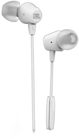 [PR40015JBL0037] JBL HEADPHONES C50HI IN-EAR WIRED WHITE CONO SUR